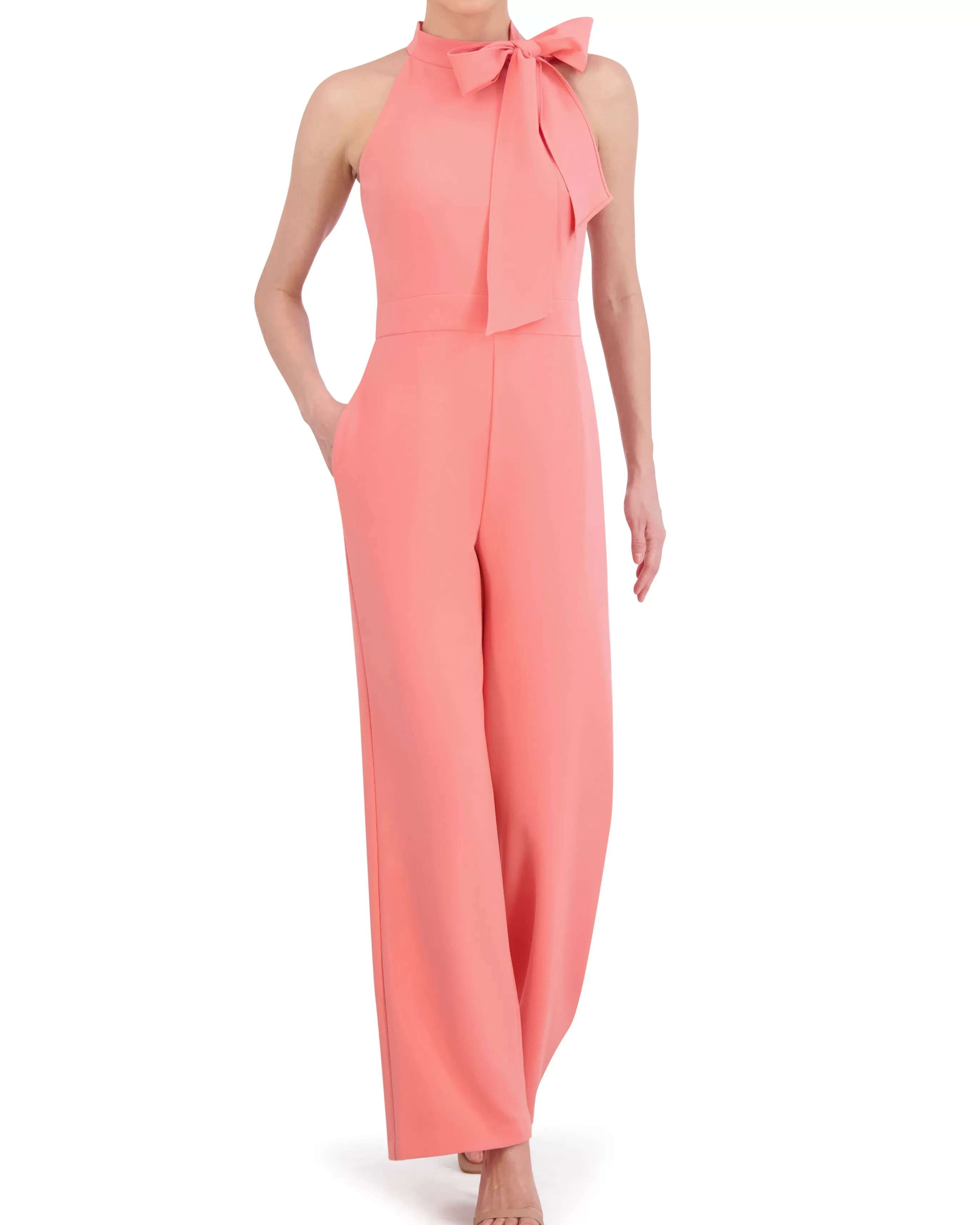 Vince Camuto Jumpsuits^Bow-Neck Halter Jumpsuit