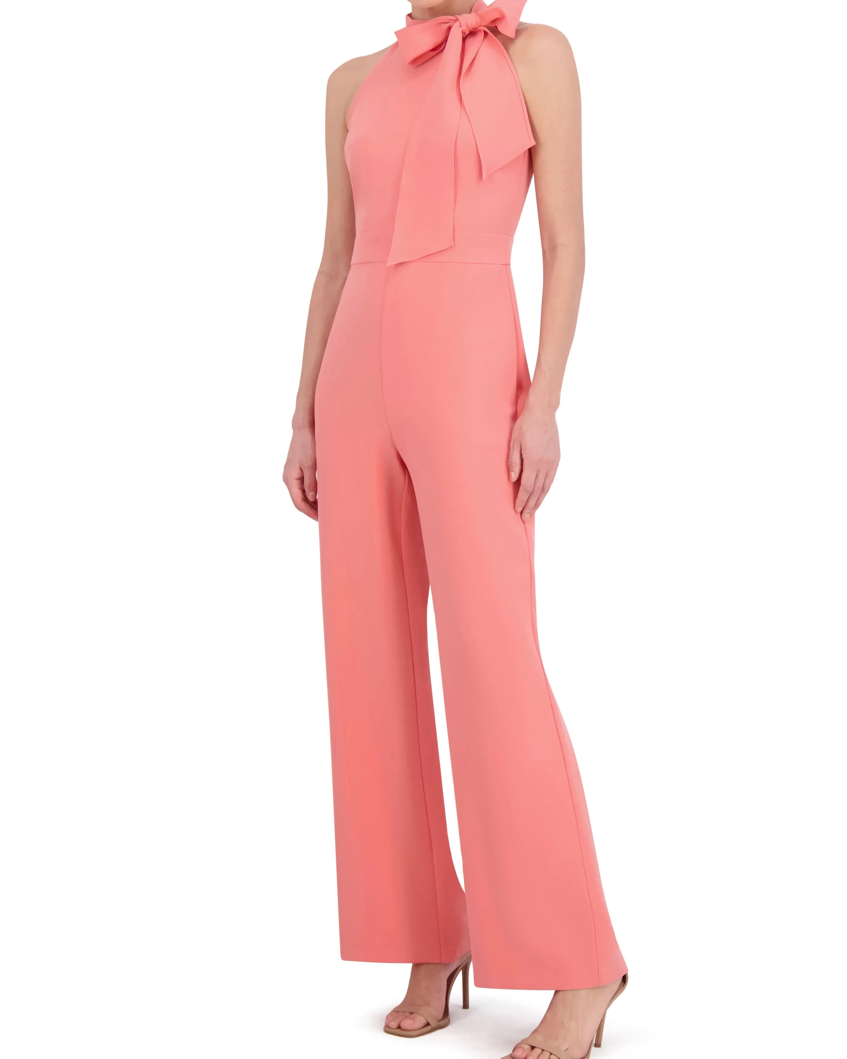 Vince Camuto Jumpsuits^Bow-Neck Halter Jumpsuit