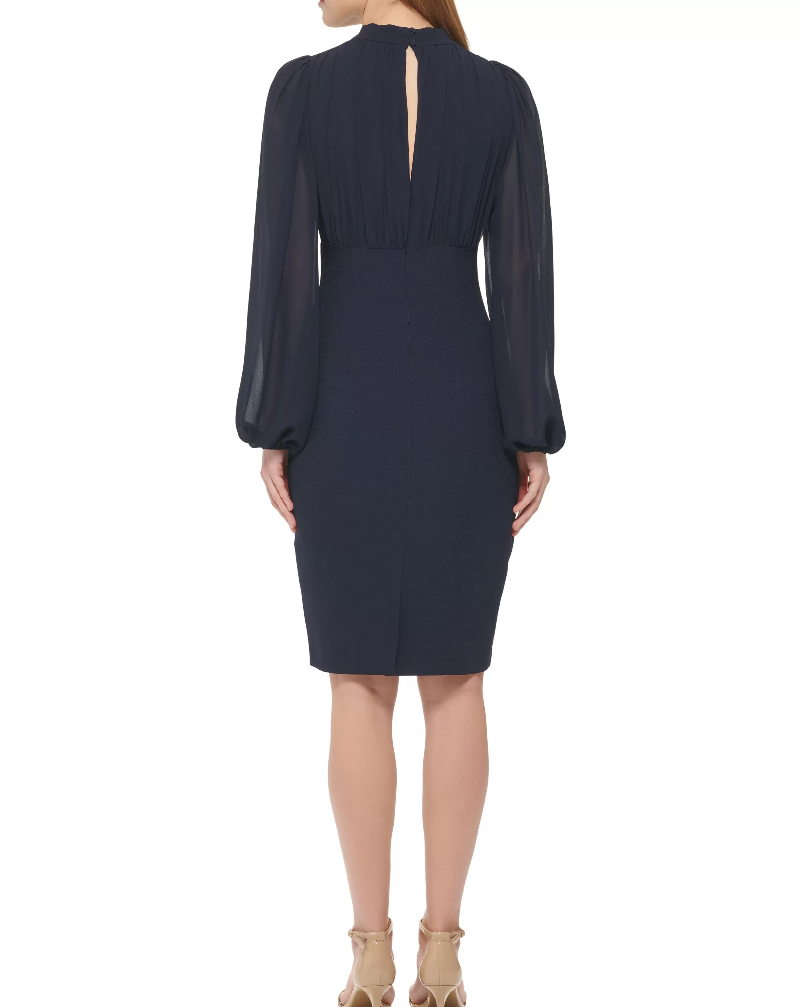 Vince Camuto Dresses^Chiffon-Sleeve Sheath