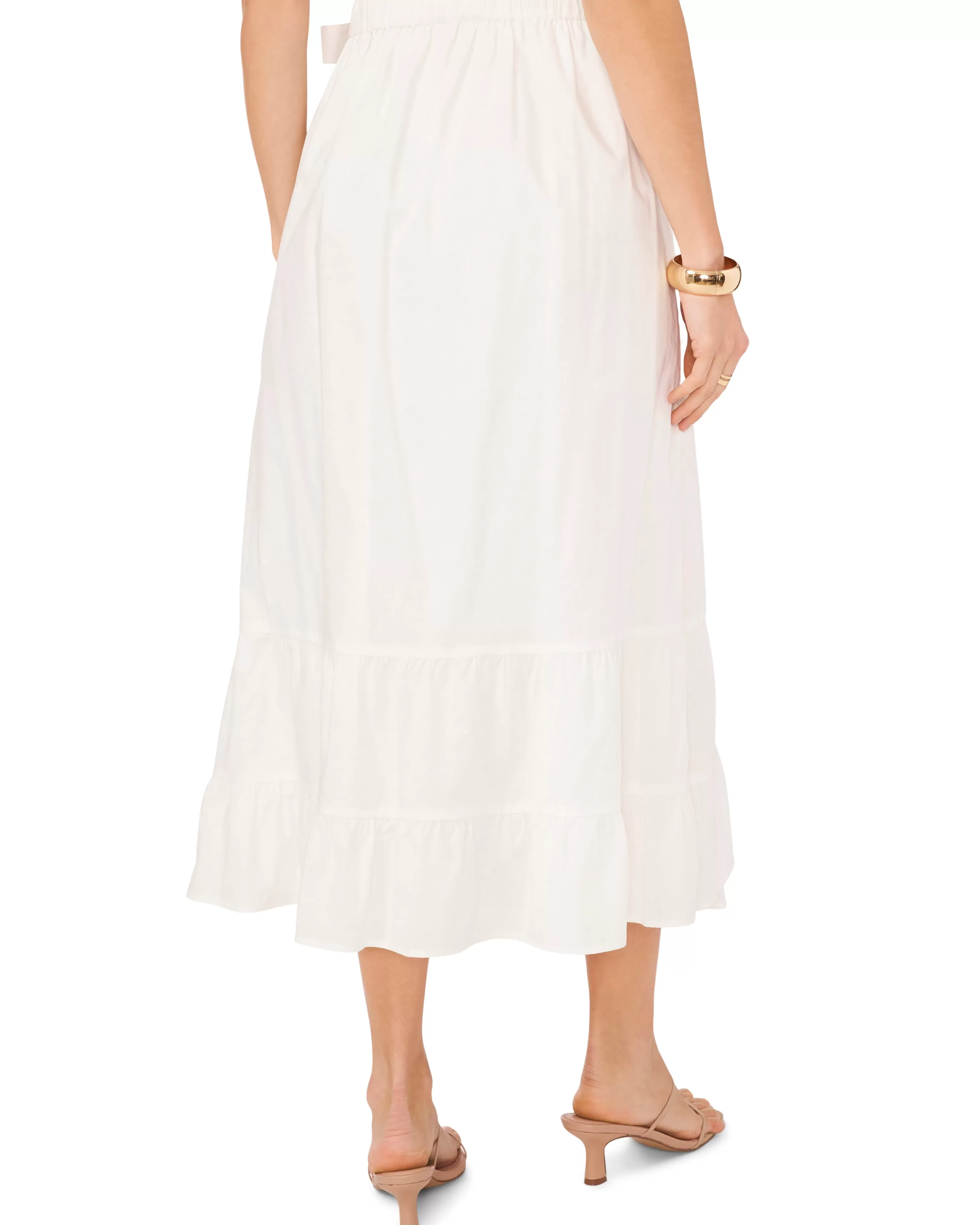 Vince Camuto Bottoms^Cotton Ruffled Wrap Skirt