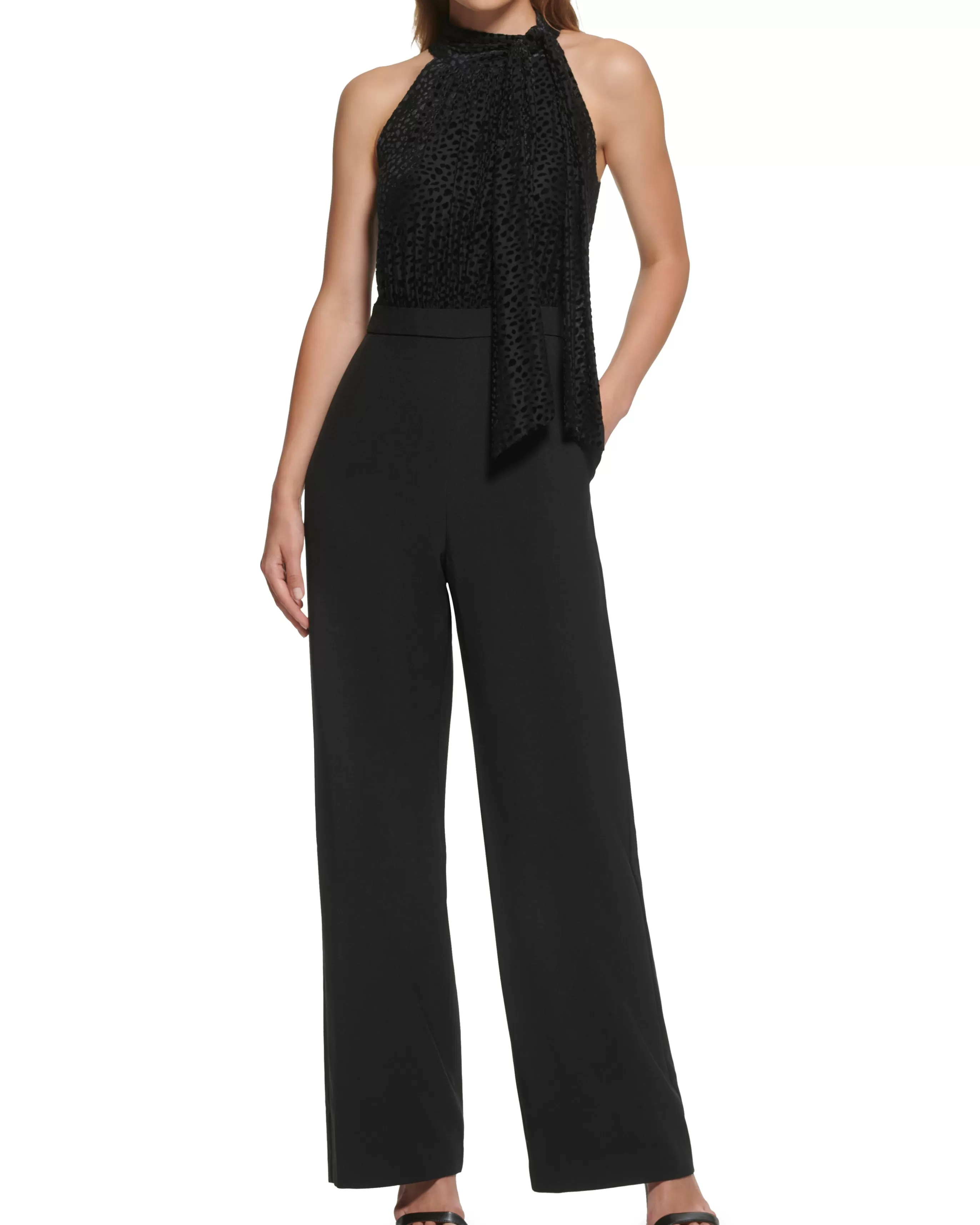 Vince Camuto Jumpsuits^Devore Bow-Neck Jumpsuit