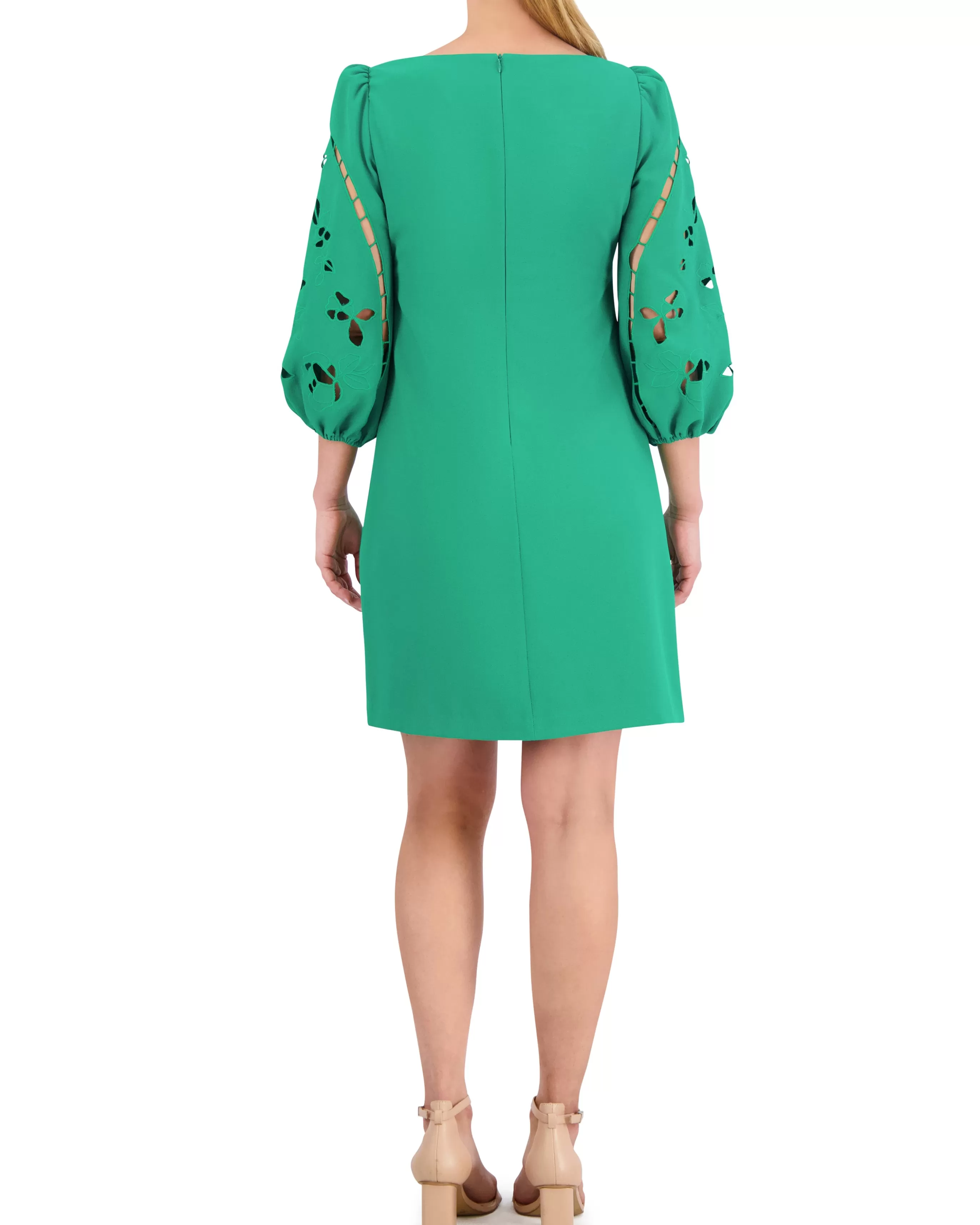 Vince Camuto Dresses^Embroidered Cutout-Sleeve Minidress