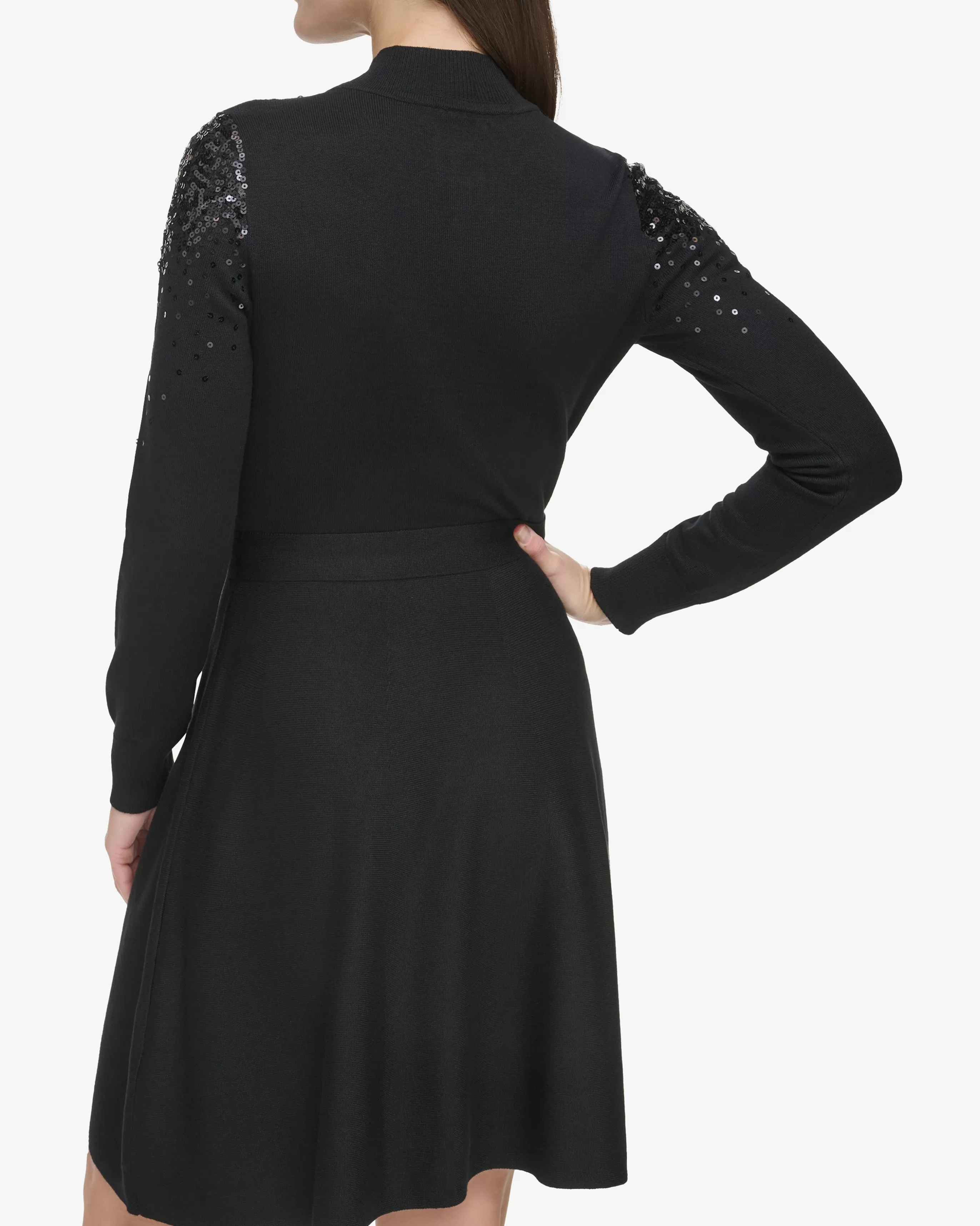 Vince Camuto Dresses^Long Sleeve Sequin Knit Dress