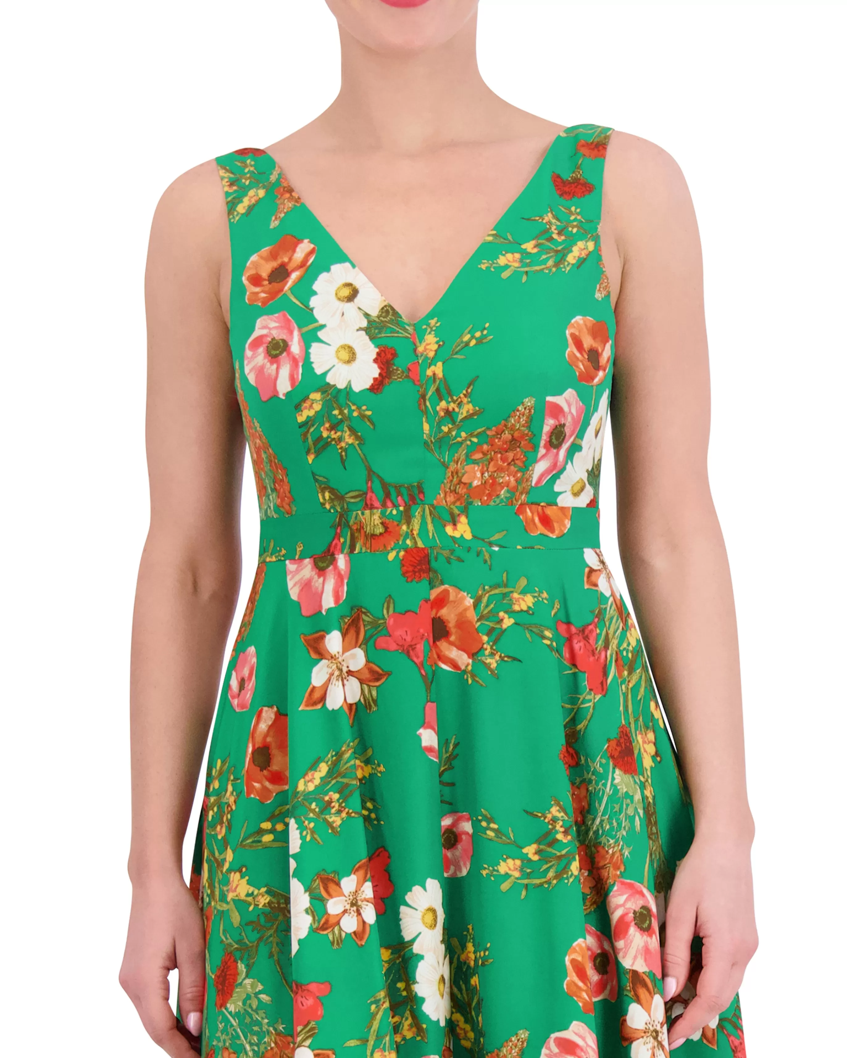 Vince Camuto Dresses | Petite^Petite Floral-Print Handkerchief-Hem Dress