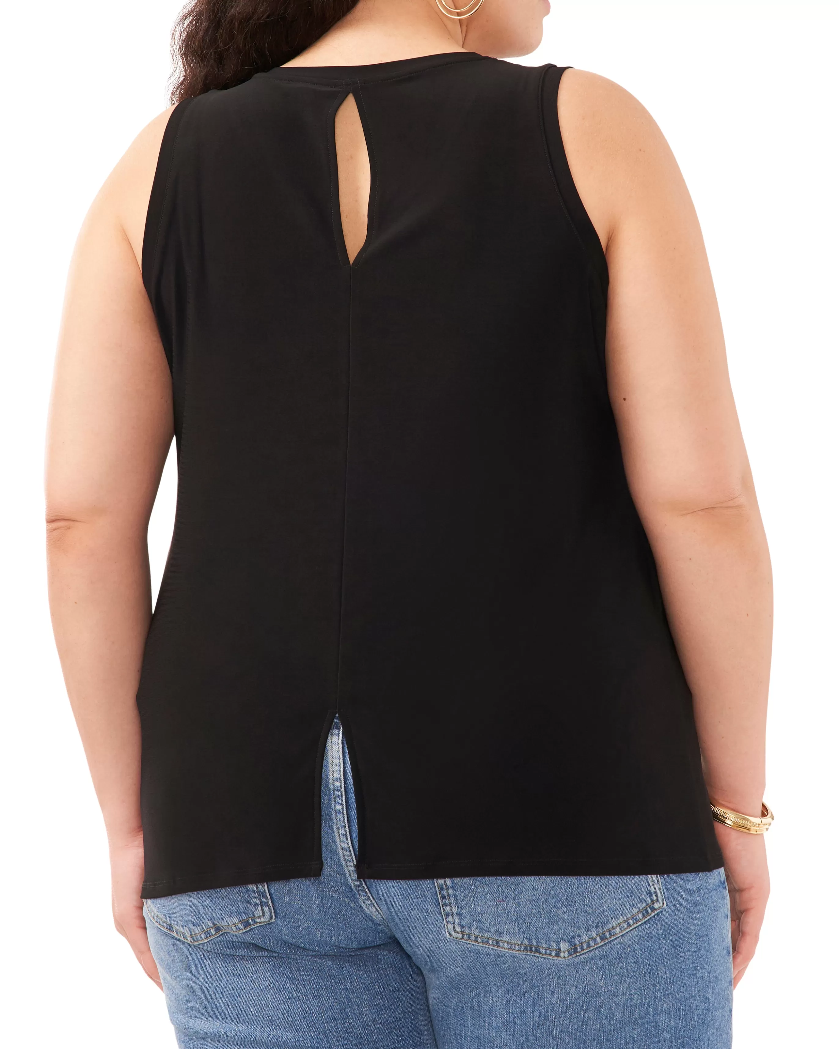 Vince Camuto Tops | Plus-Size^Plus-Size Back Keyhole Tank Top