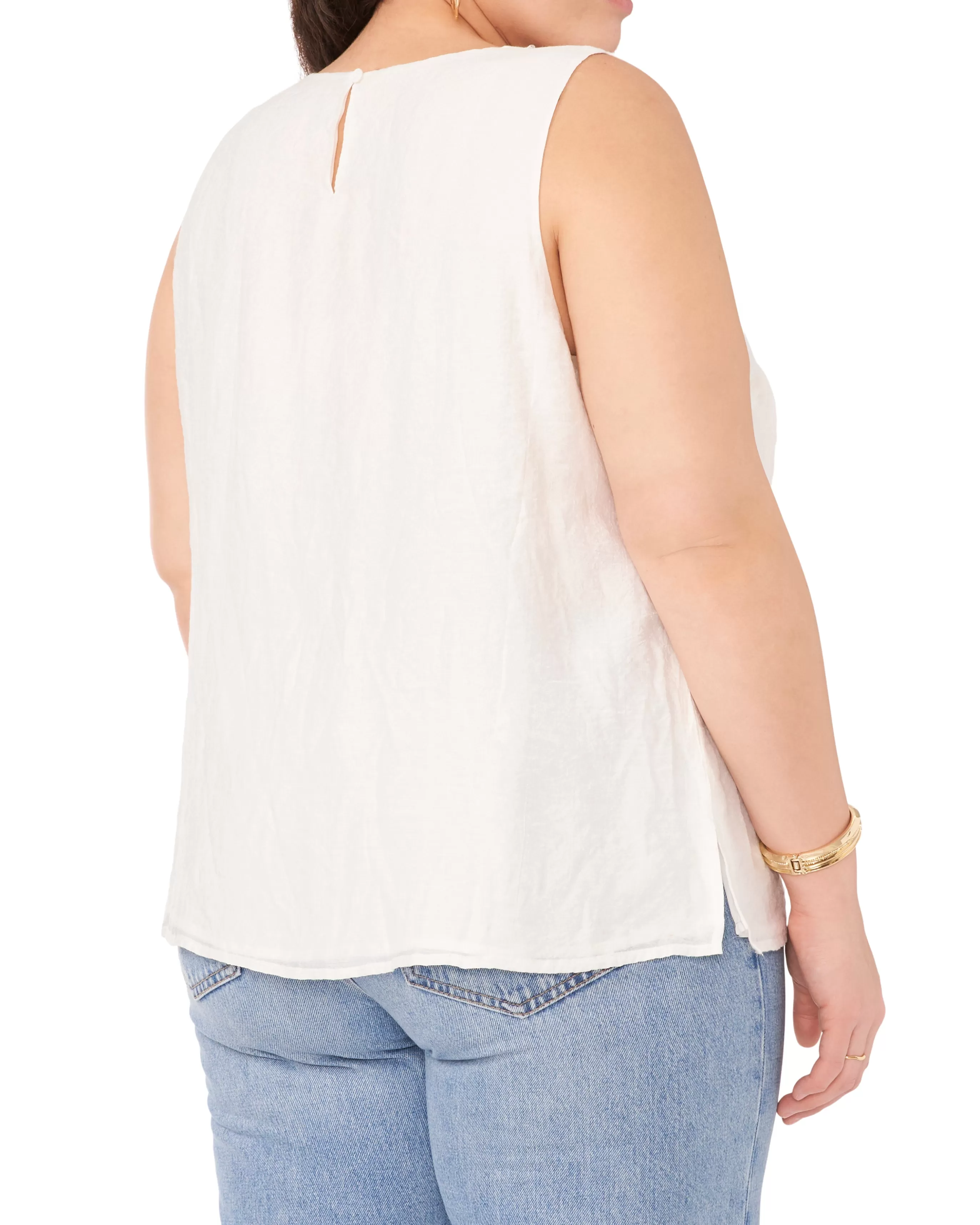 Vince Camuto Tops | Plus-Size^Plus-Size Beaded Sleeveless Blouse