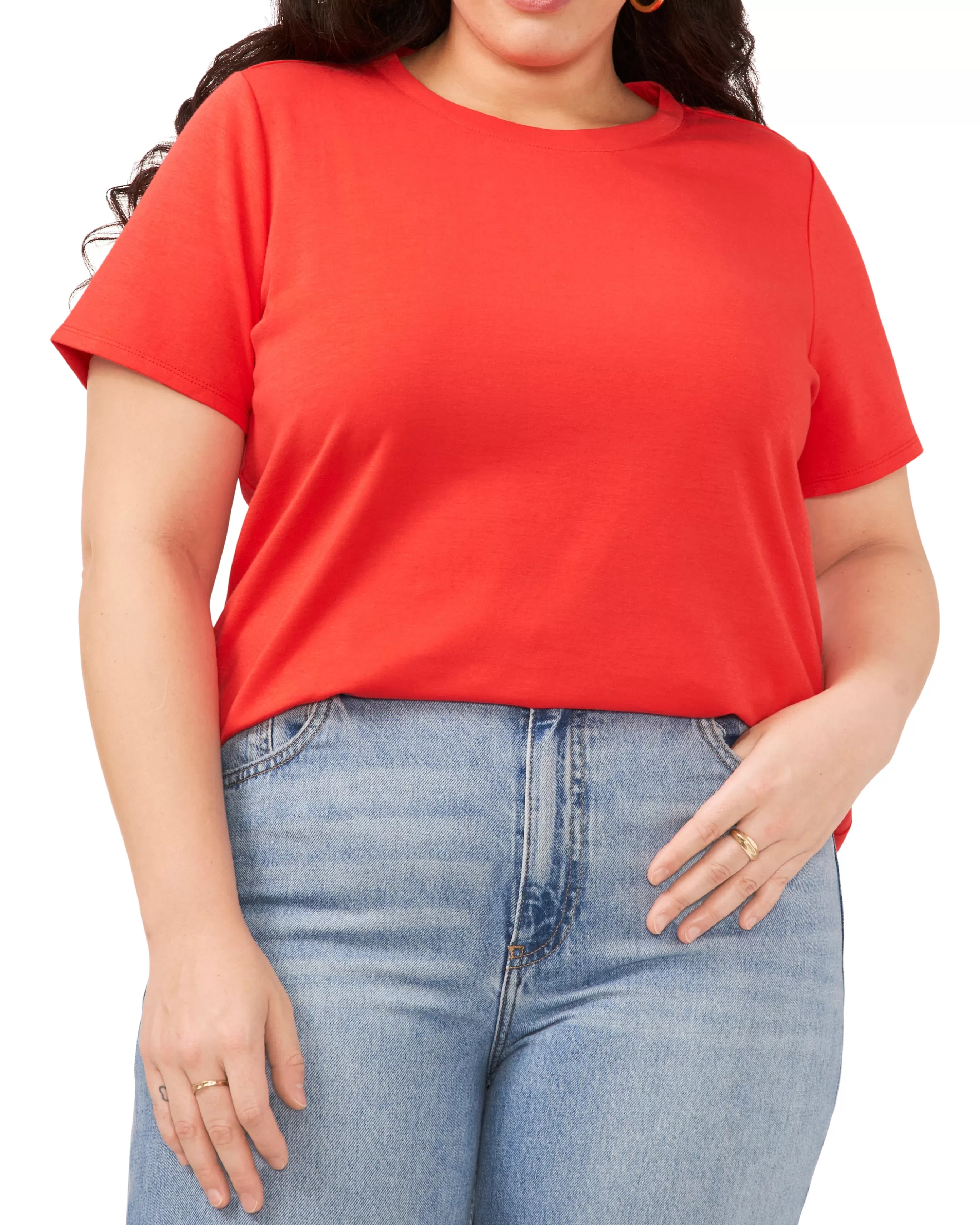 Vince Camuto Tops | Plus-Size^Plus-Size Crewneck T-Shirt