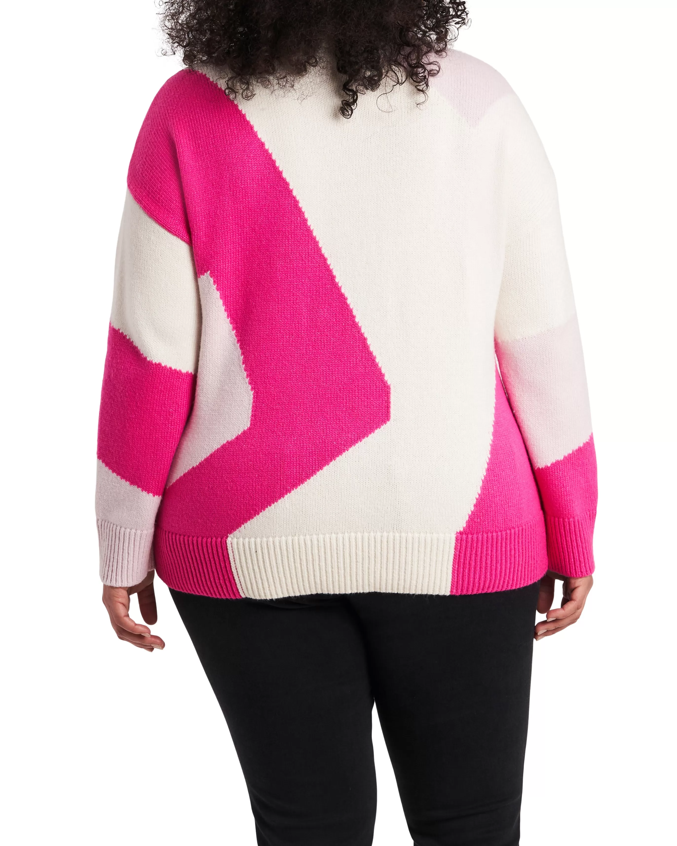 Vince Camuto Tops | Plus-Size^Plus-Size Intarsia Graphic Sweater