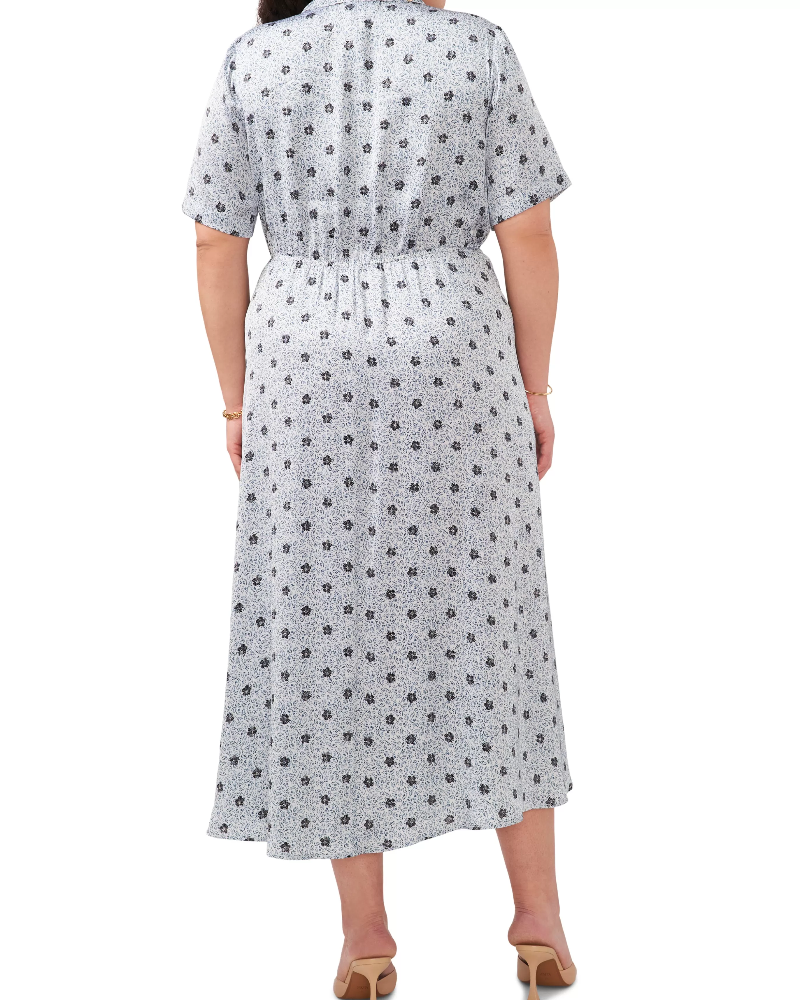 Vince Camuto Dresses | Plus-Size^Plus-Size Leaf Print Wrap Dress