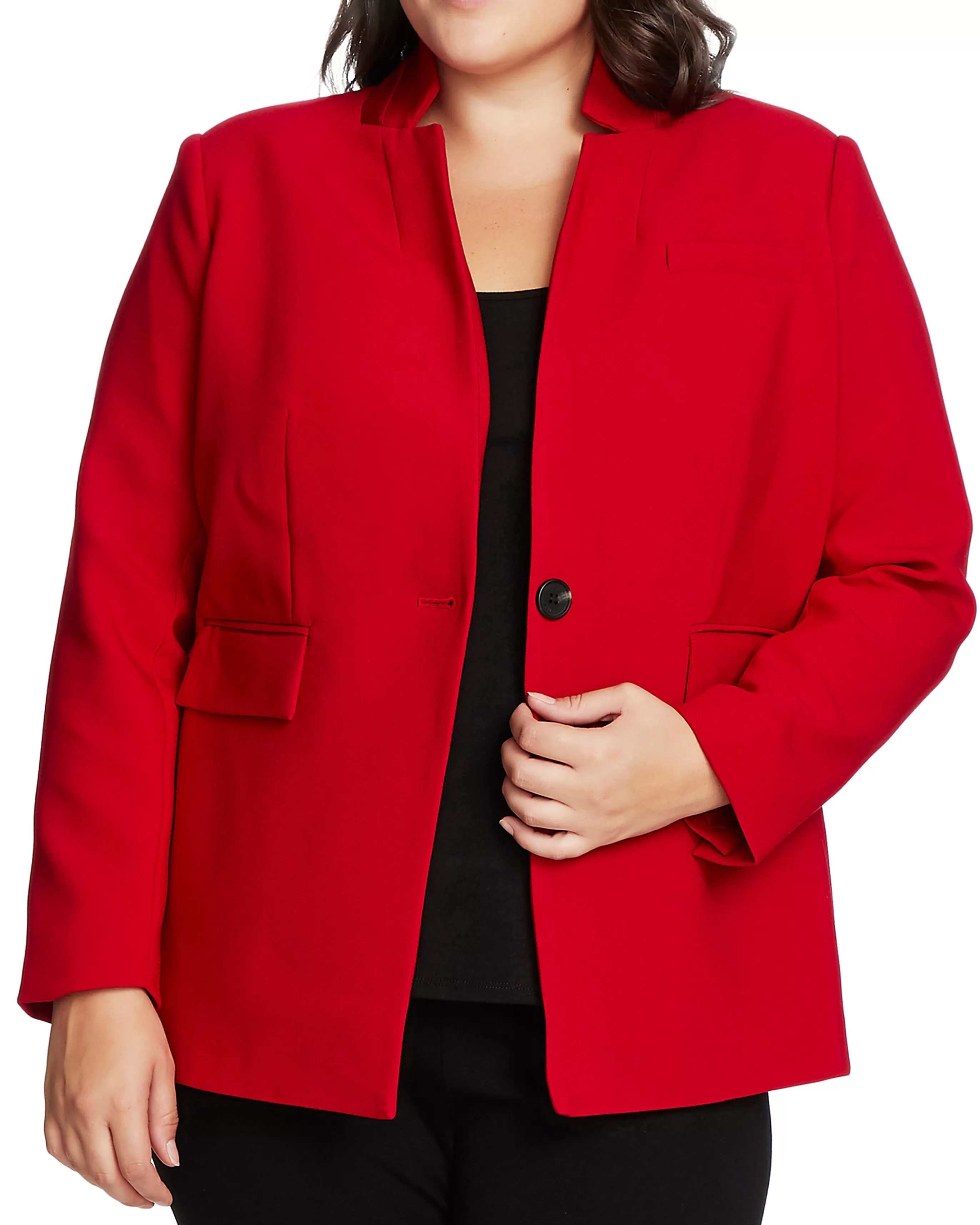 Vince Camuto Blazers | Plus-Size^Plus-Size One-Button Stand-Collar Blazer