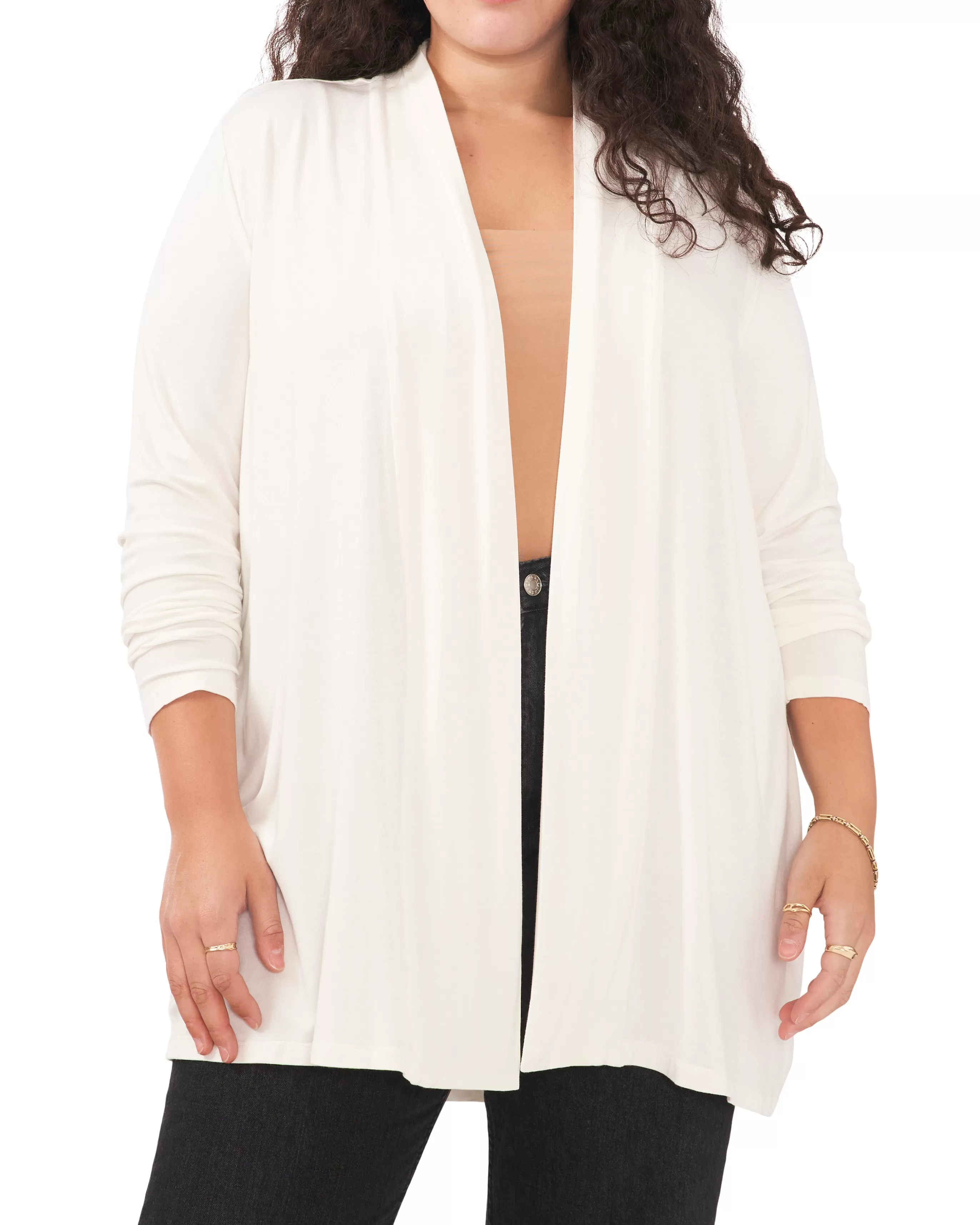 Vince Camuto Tops | Plus-Size^Plus-Size Open Front Long Line Cardigan