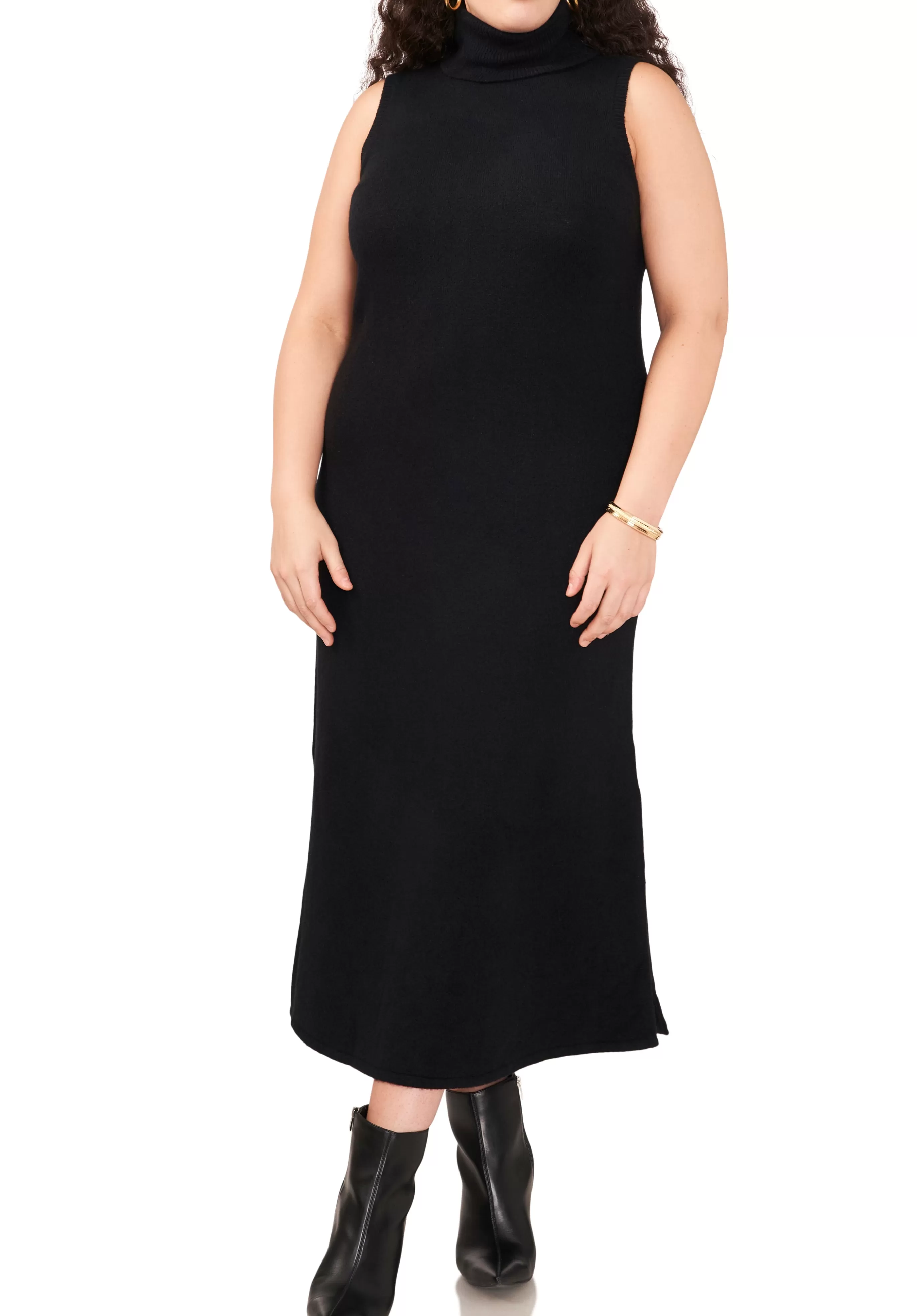 Vince Camuto Dresses | Plus-Size^Plus-Size Sleeveless Turtleneck Sweater Dress