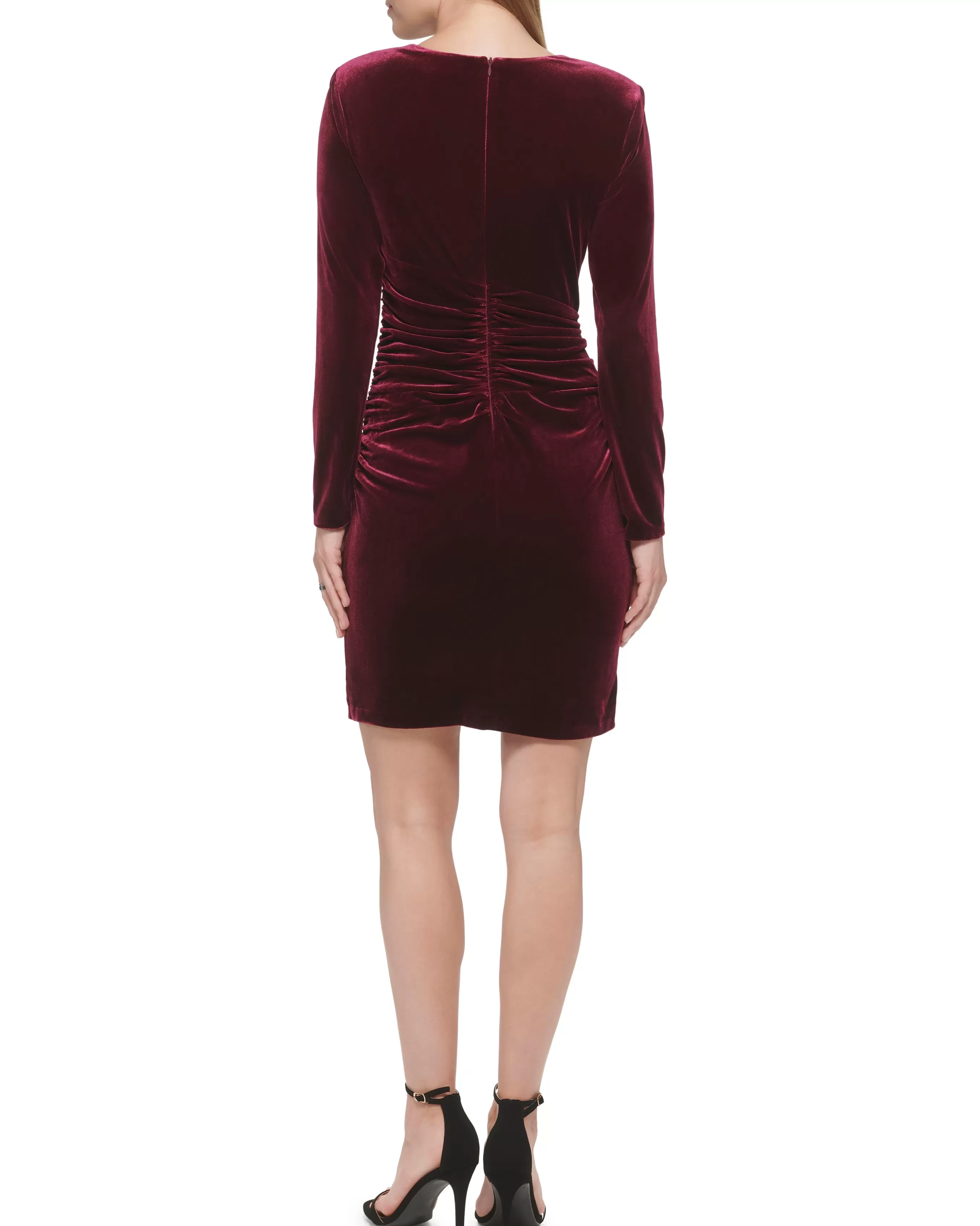 Vince Camuto Dresses^Ruched Velvet Sheath