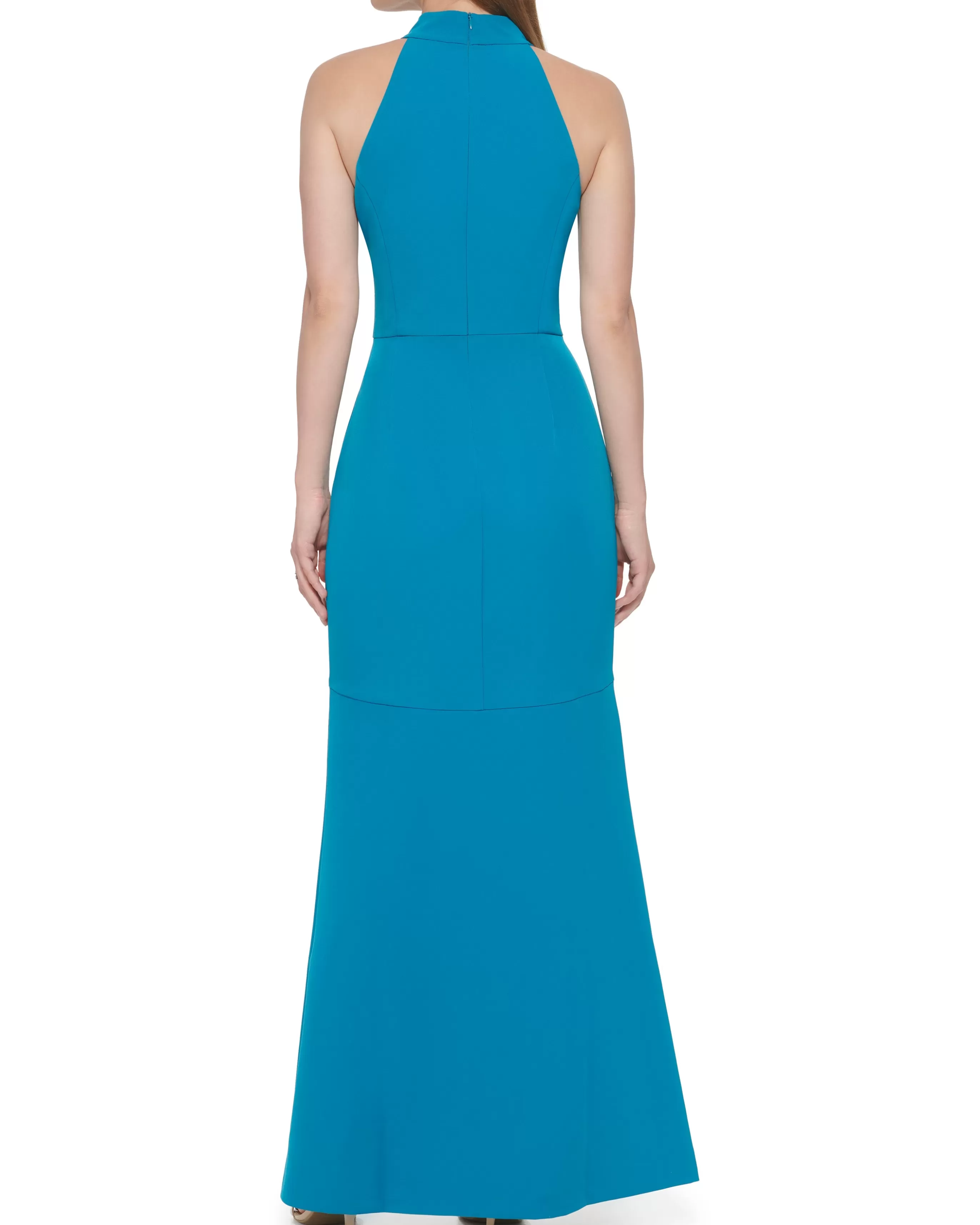 Vince Camuto Dresses^Ruffled Mock-Neck Gown