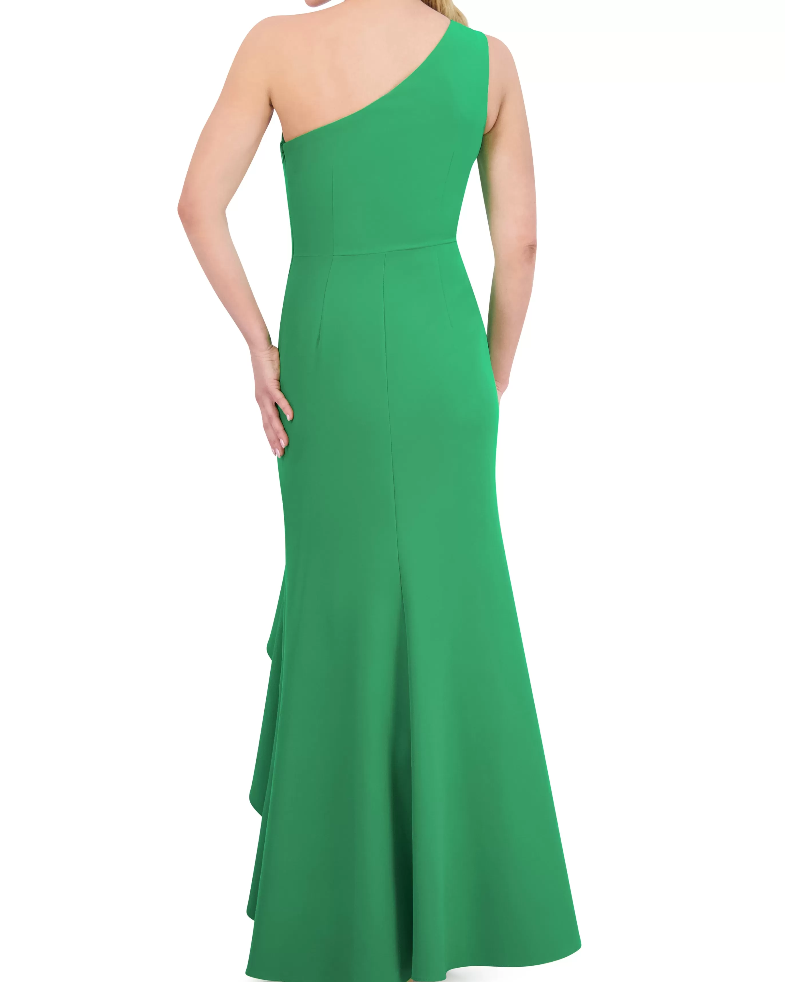 Vince Camuto Dresses^Ruffled One-Shoulder Twist-Front Gown