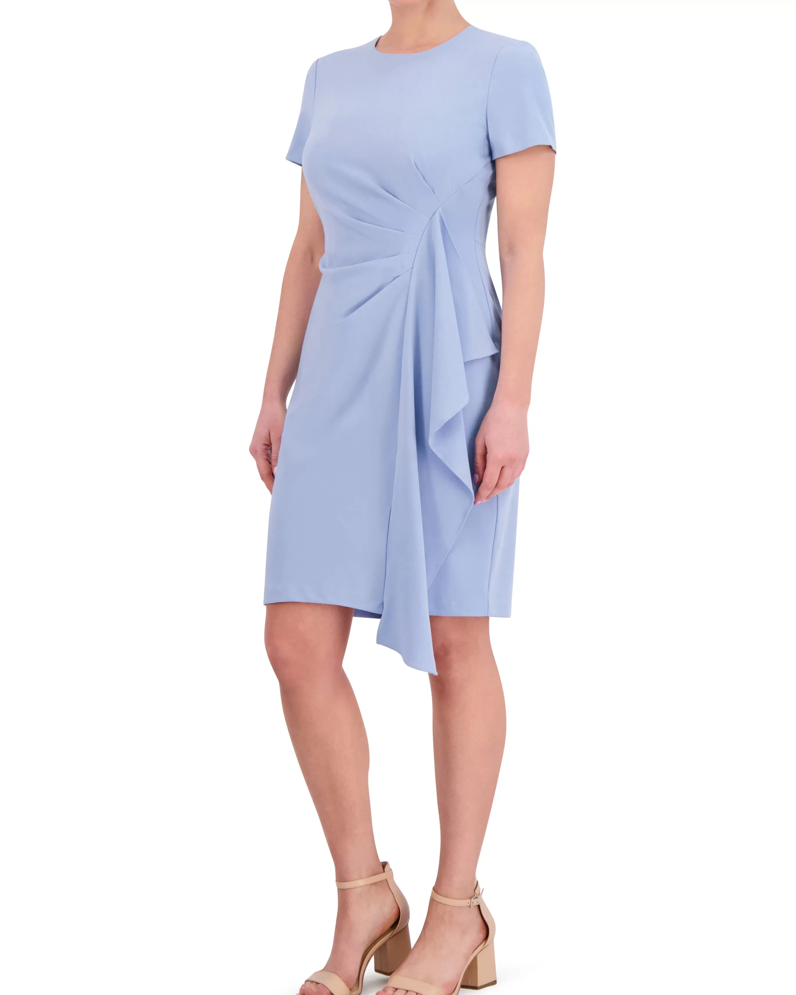 Vince Camuto Dresses^Stretch Side-Ruffle Dress